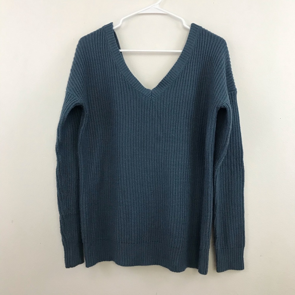 TFD Oversized Blue Sweater